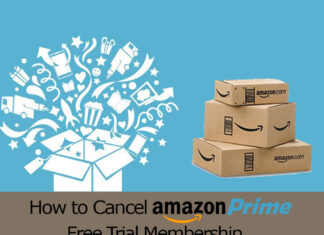 how to cancel amazon prime free trial