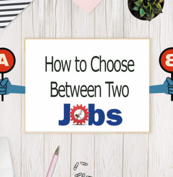 how to choose between 2 jobs