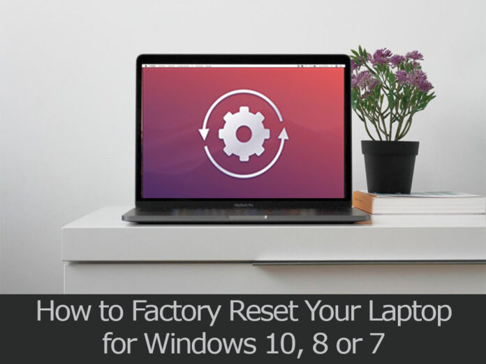 TechSaaz - how to factory reset a laptop